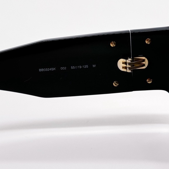 NEW BALENCIAGA OVERSIZED SUNGLASSES BALENCIAGA BB0324SK 002 - Picture 9 of 12